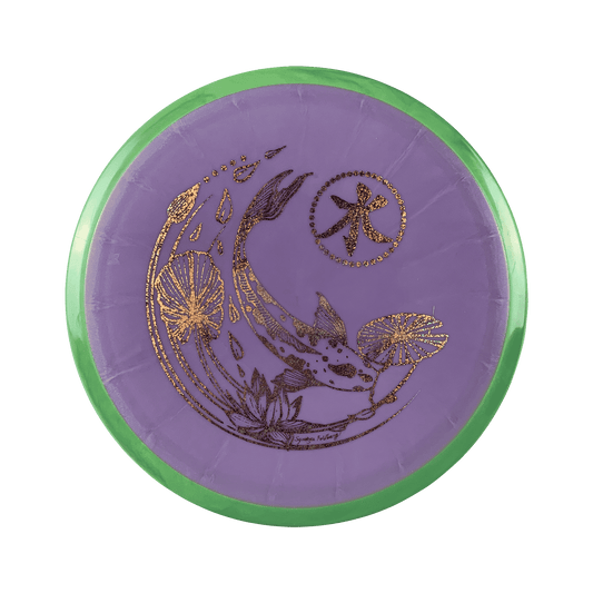 Fission Insanity - Koi Stamp Disc Axiom purple 174 