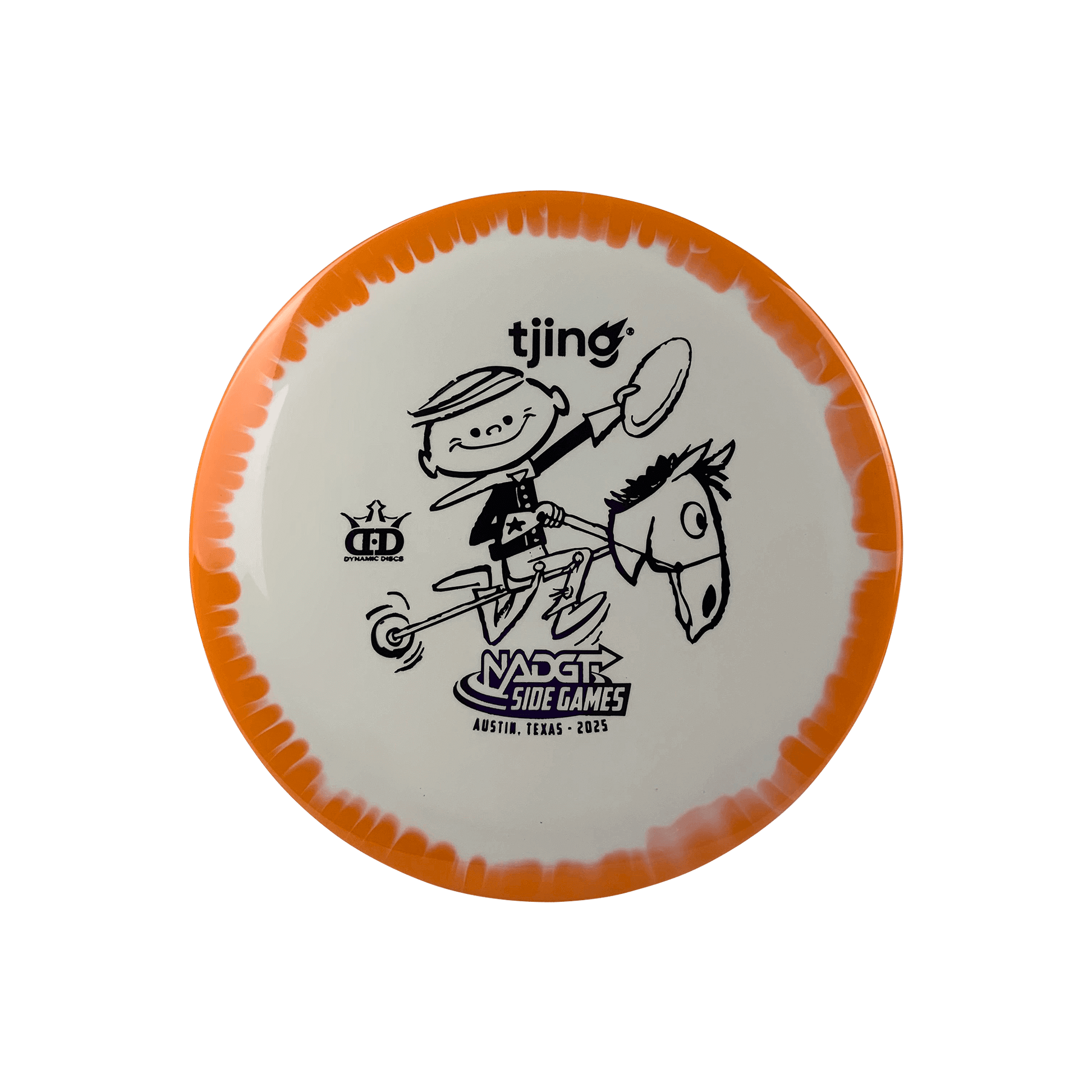 Fuzion Orbit Felon - NADGT Side Games '25 Hobby Horse Stamp Disc Dynamic Discs multi / white orange 173.0 