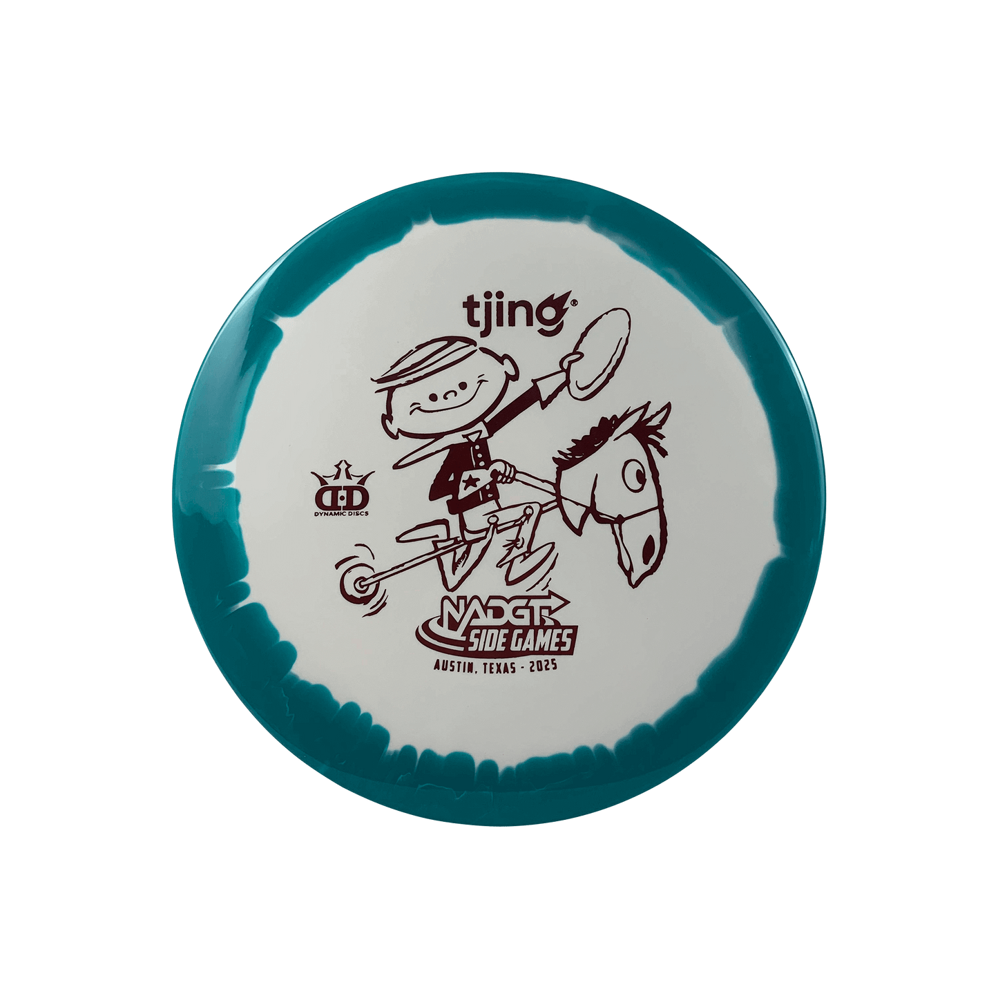 Fuzion Orbit Felon - NADGT Side Games '25 Hobby Horse Stamp Disc Dynamic Discs multi / white teal 173.0 