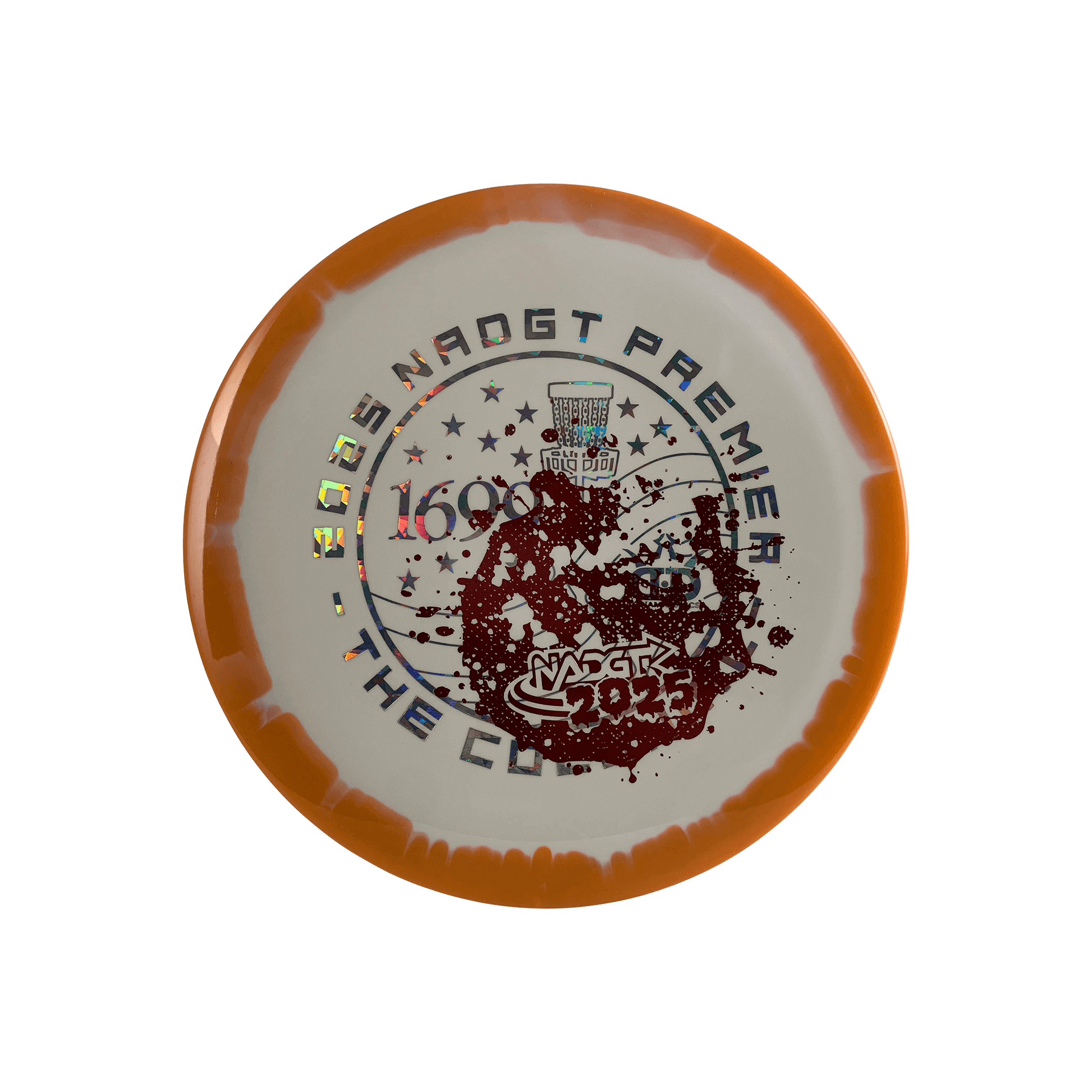 Fuzion Orbit Felon - NADGT The Colonial/Splatter 2025 (Double Stamp) Disc Dynamic Discs multi / white orange 173 