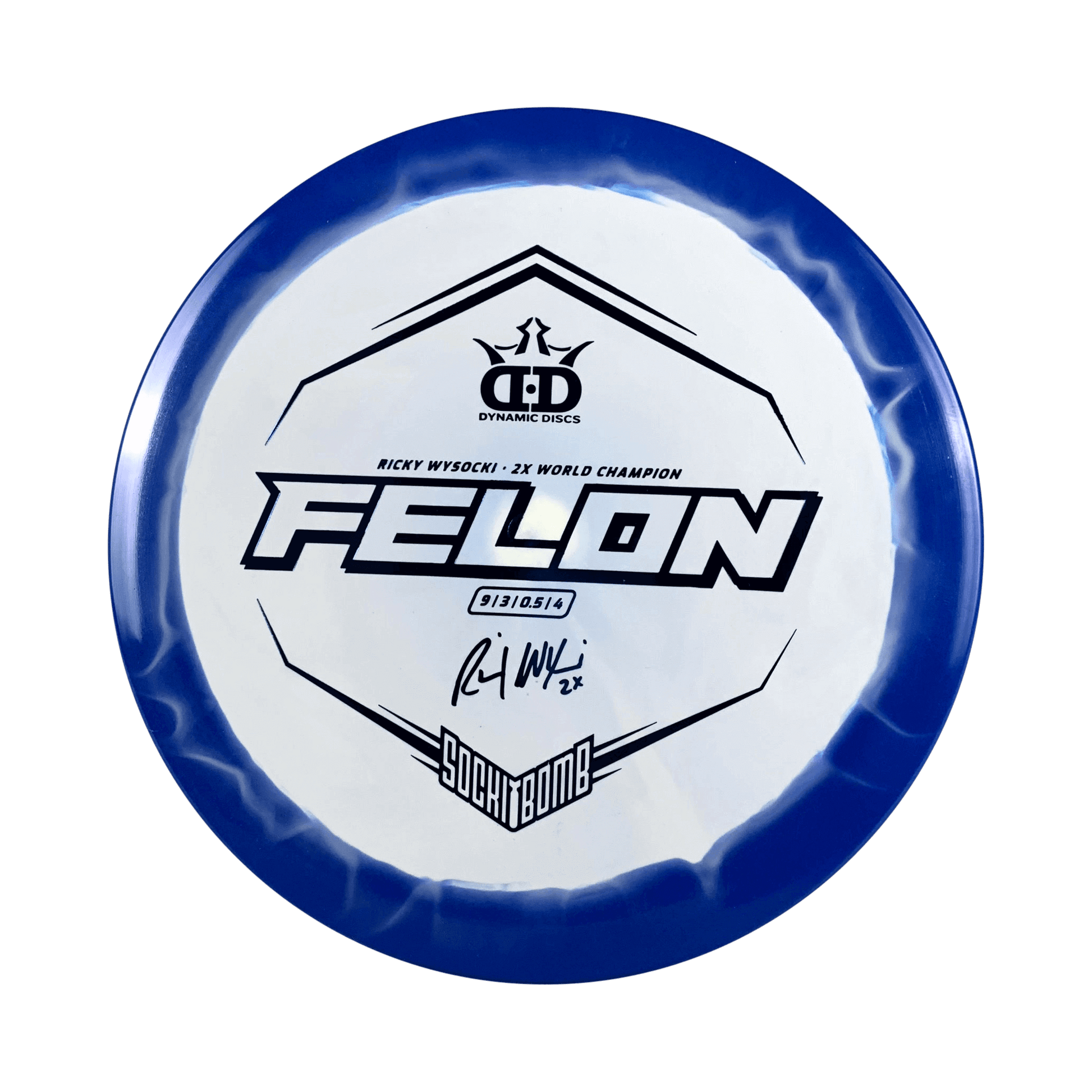Fuzion Orbit Felon - Ricky Wysocki Signature Series Disc Dynamic Discs blue 174 