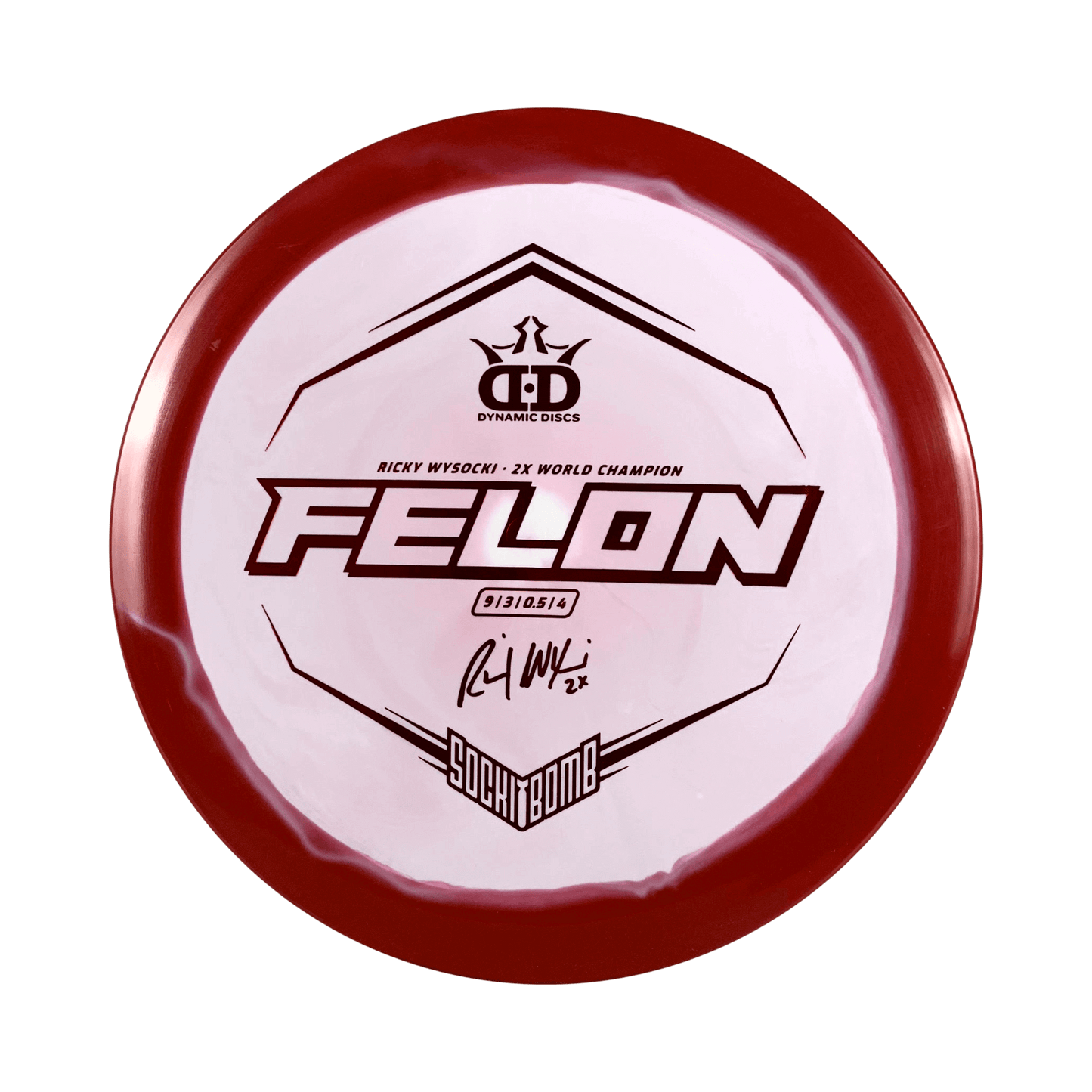Fuzion Orbit Felon - Ricky Wysocki Signature Series Disc Dynamic Discs red 176 