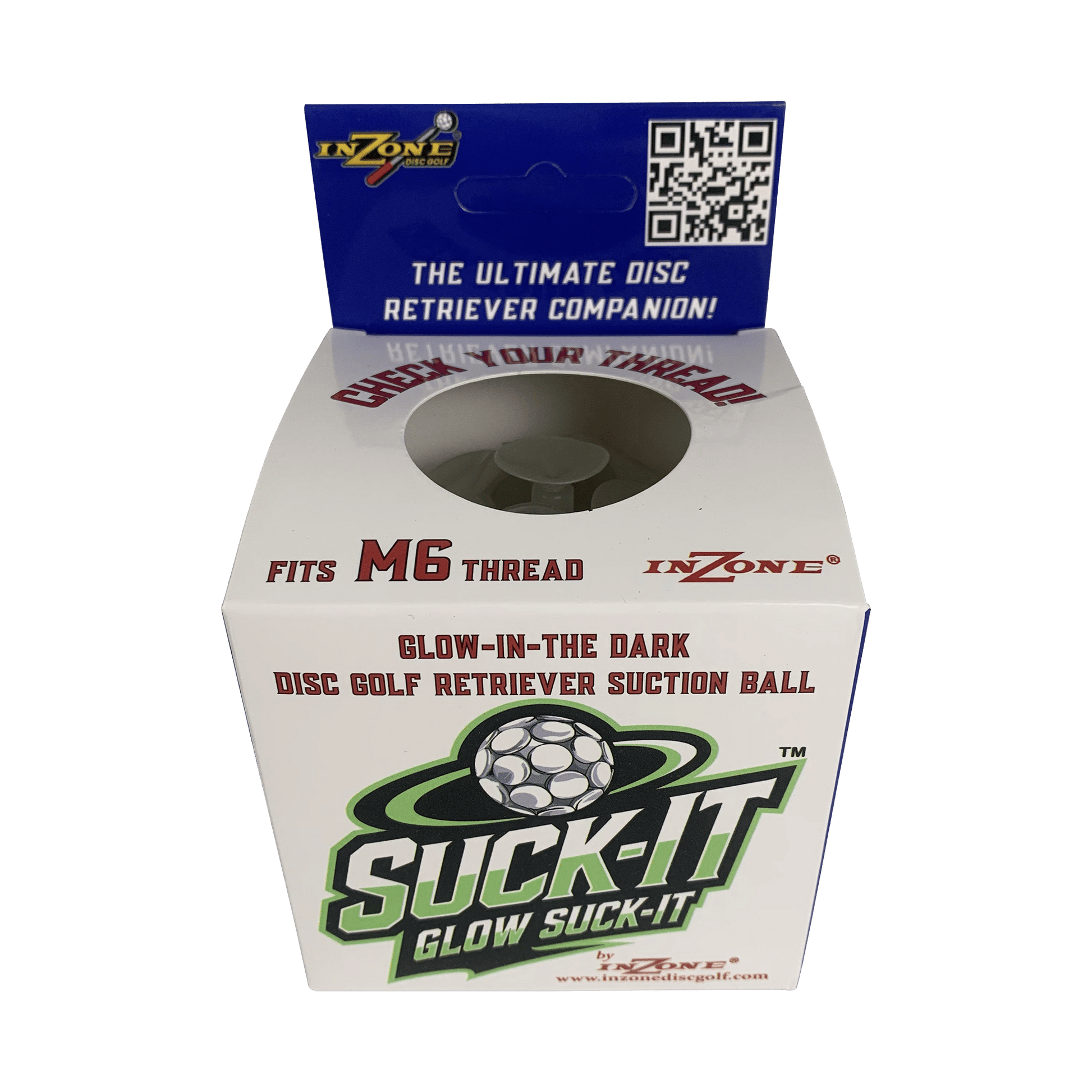 Glow Suck-It Disc InZone white 