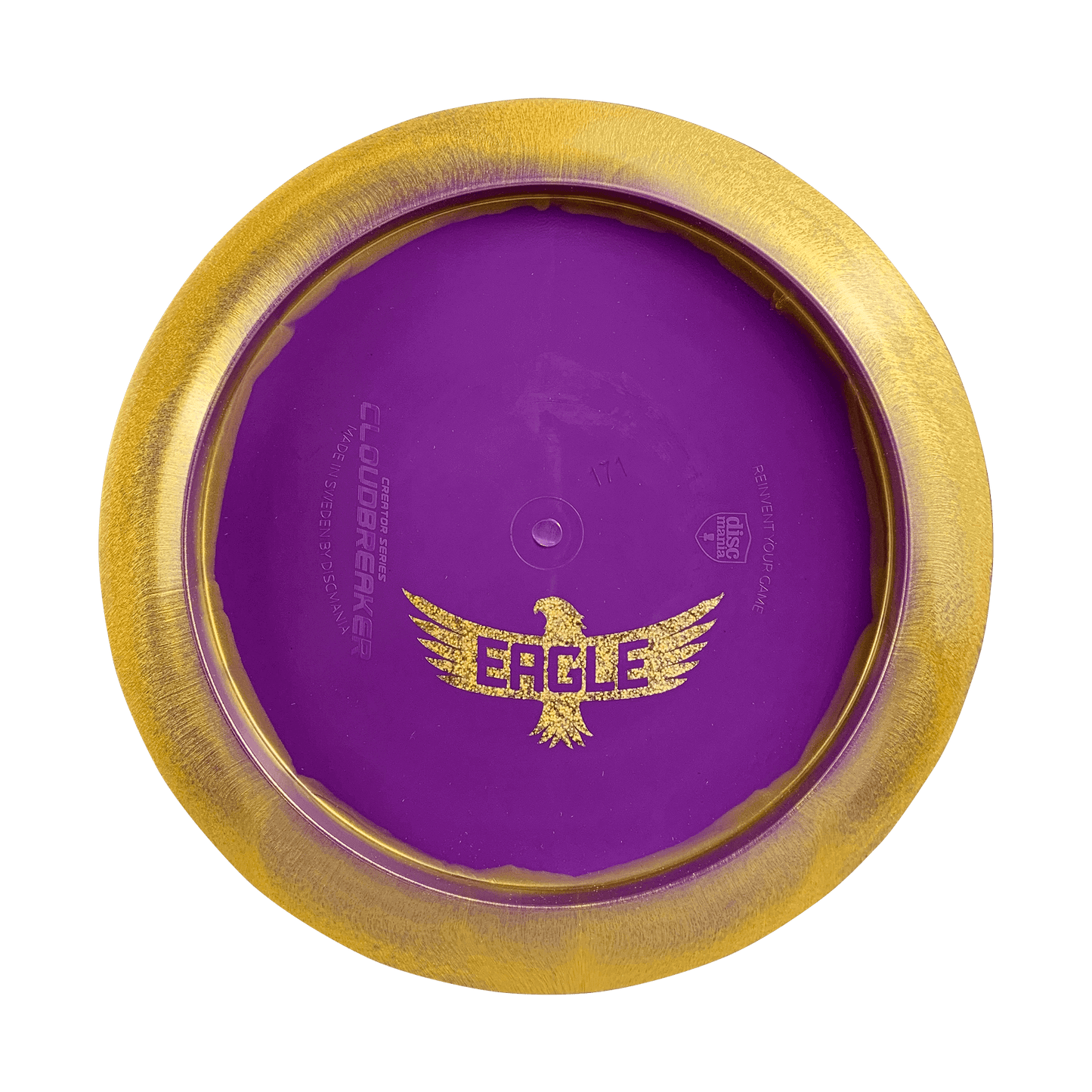 Golden Horizon Cloud Breaker - Eagle Bottom Stamp Eagle McMahon Creator Series Disc Discmania gold / purple 171 