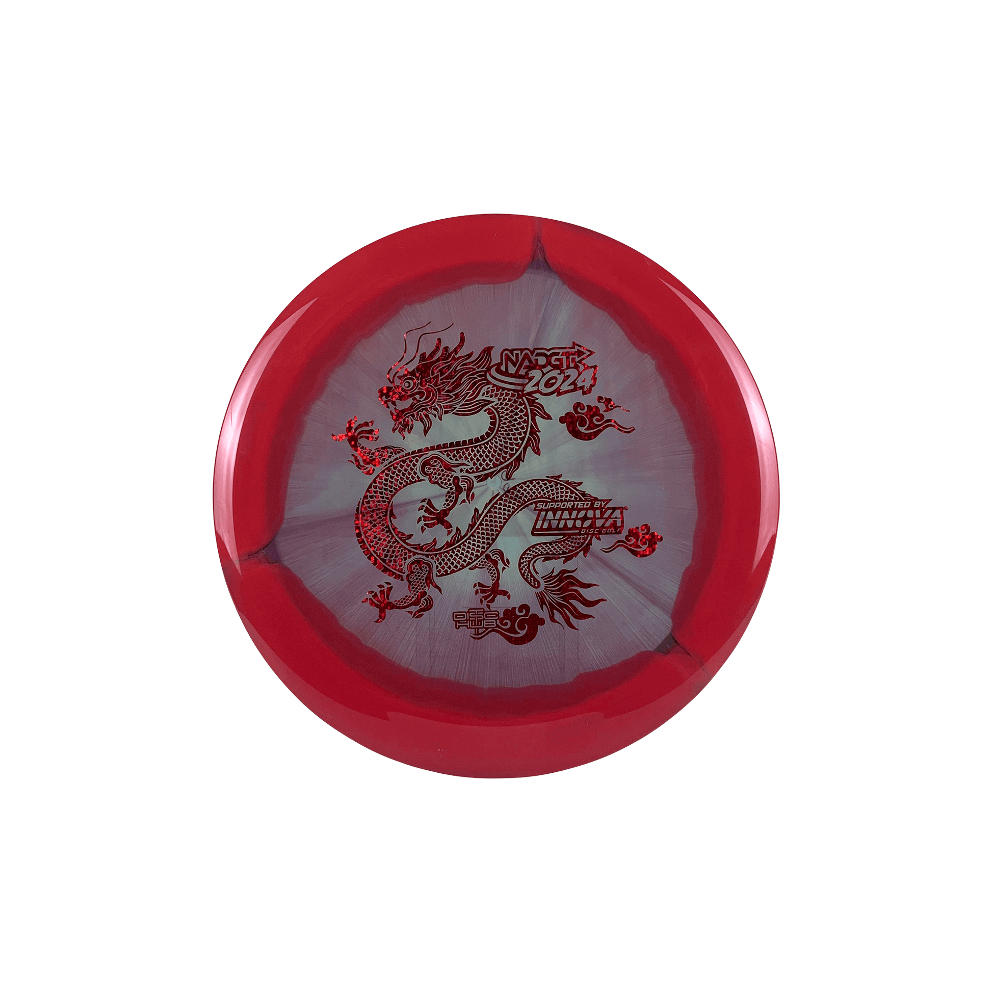 Halo Champion Wraith - NADGT Dragon Stamp 2024 Disc Innova red / blue 166 