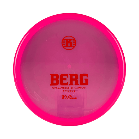 K1 Berg Disc Kastaplast clear pink 170 
