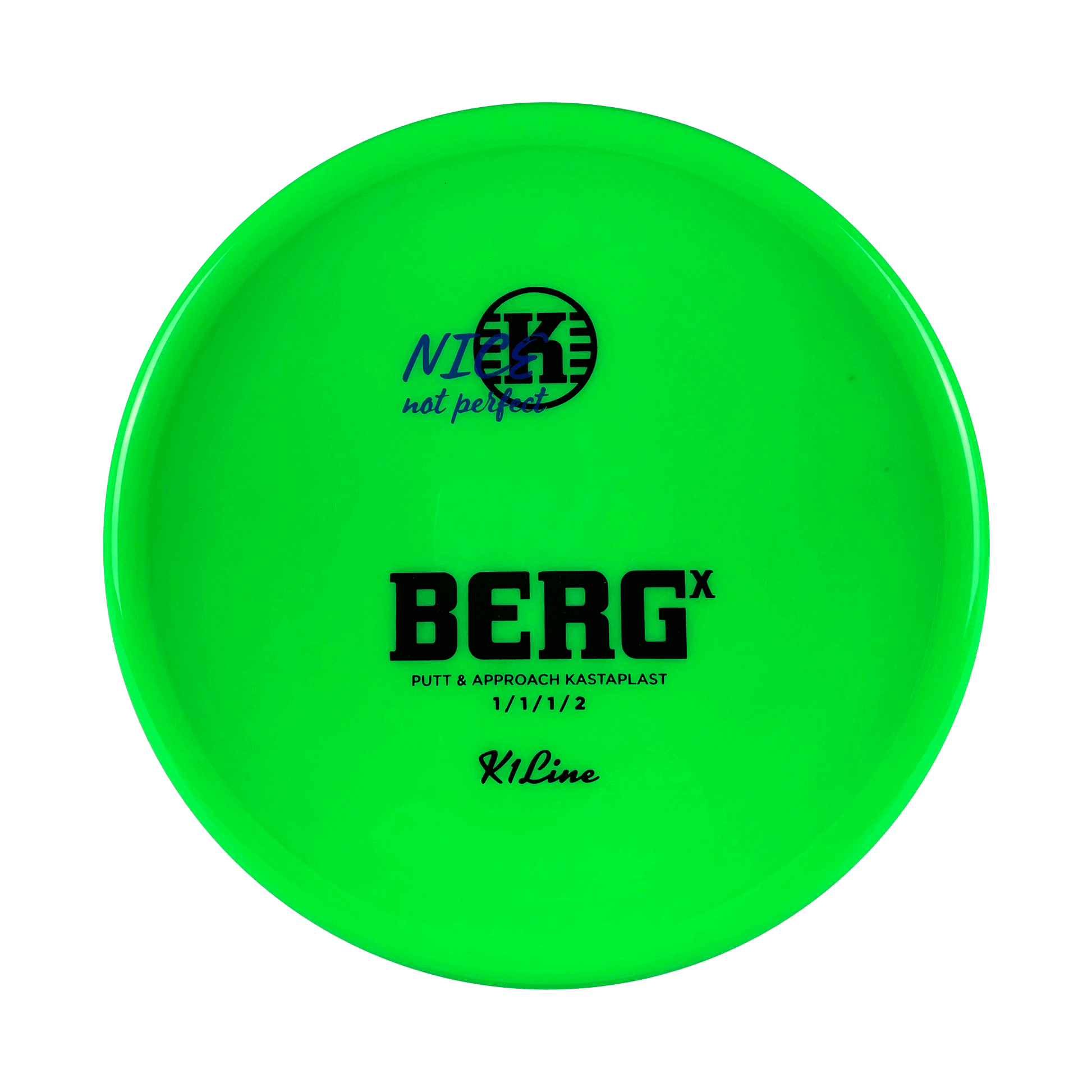 K1 Berg X - NICE not perfect Disc Kastaplast green 173 