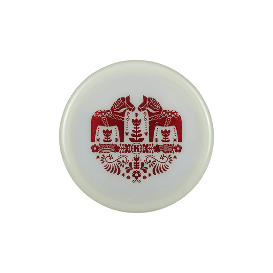 K1 Glow Berg - Dala Horse Stamp Disc Kastaplast glow 173 