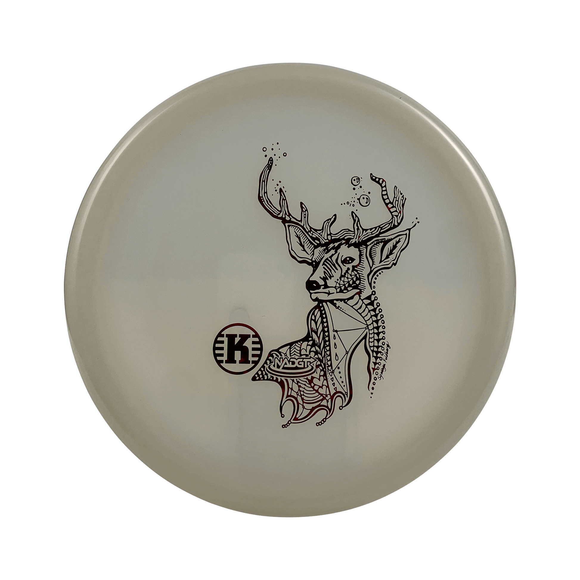 K1 Glow Berg - NADGT Deer Stamp - 240420 Disc Kastaplast glow 173 