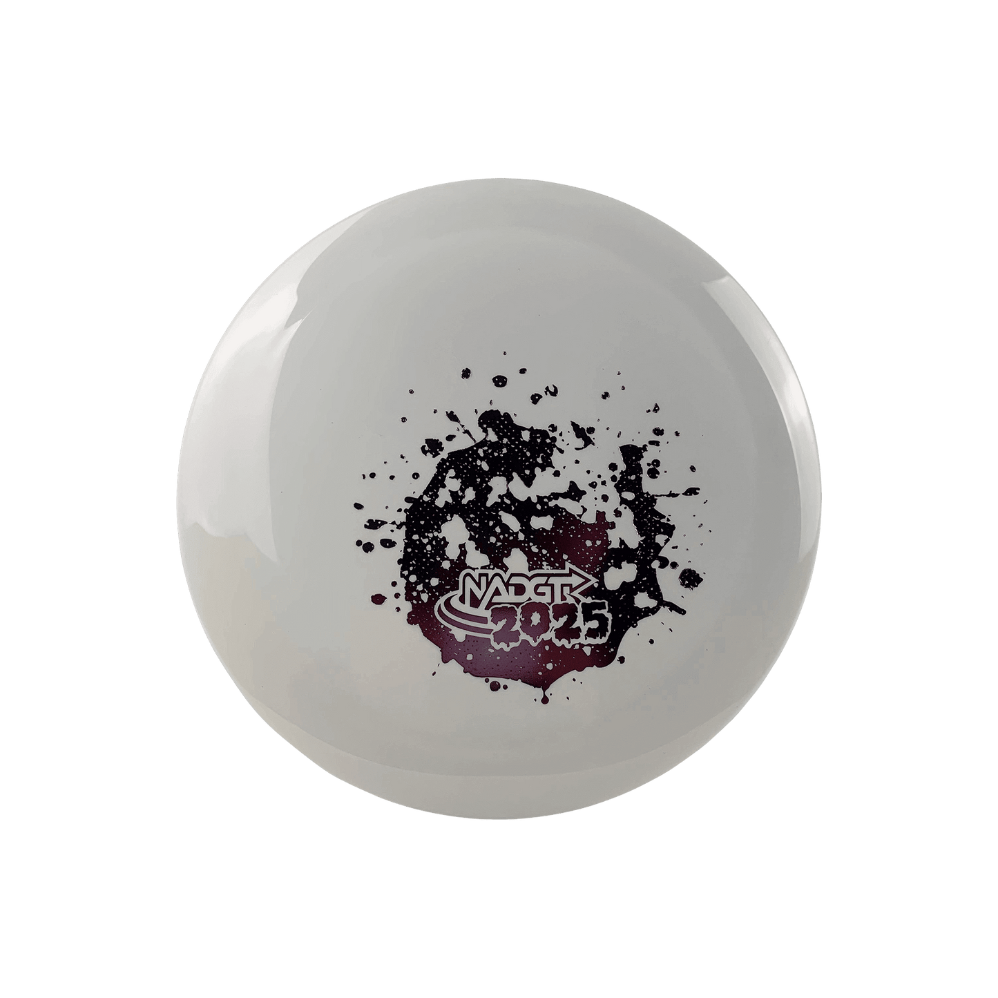 K1 Guld - NADGT Splatter Stamp 2025 Disc Kastaplast white 173.0 