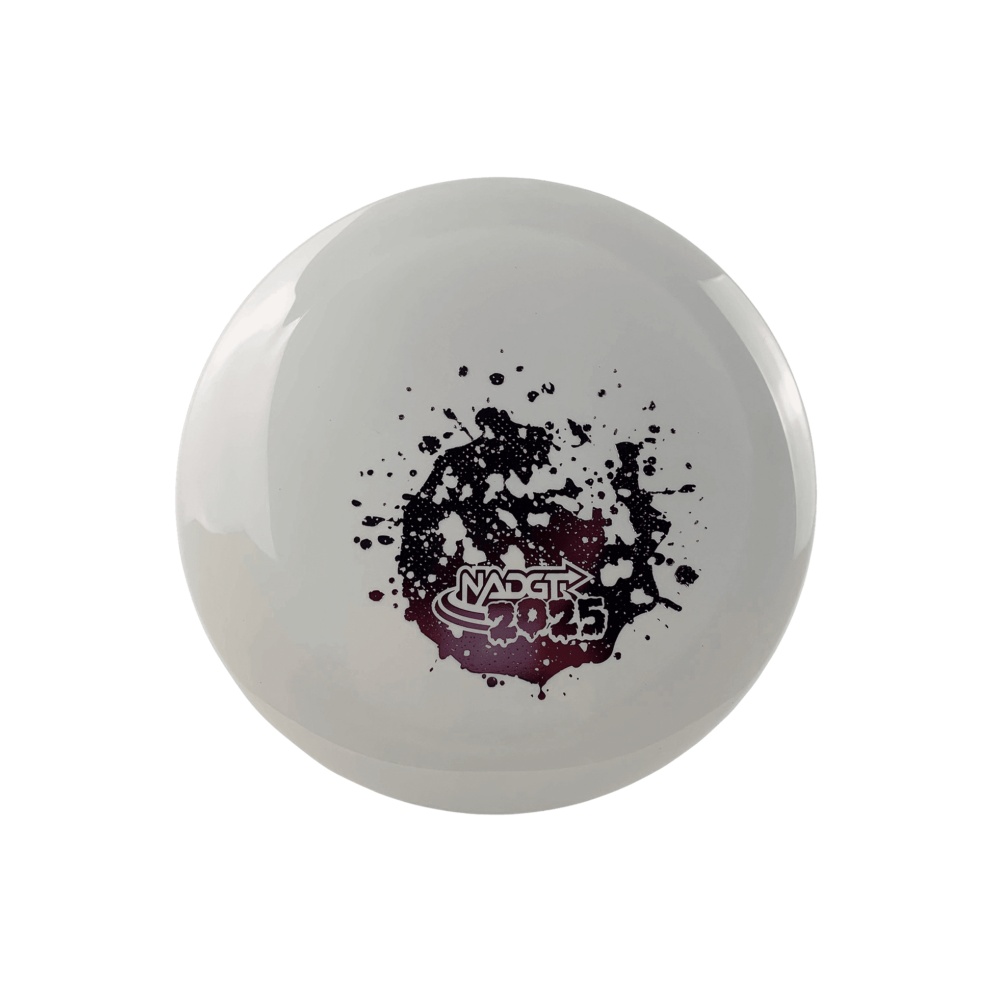 K1 Guld - NADGT Splatter Stamp 2025 Disc Kastaplast white 173.0 