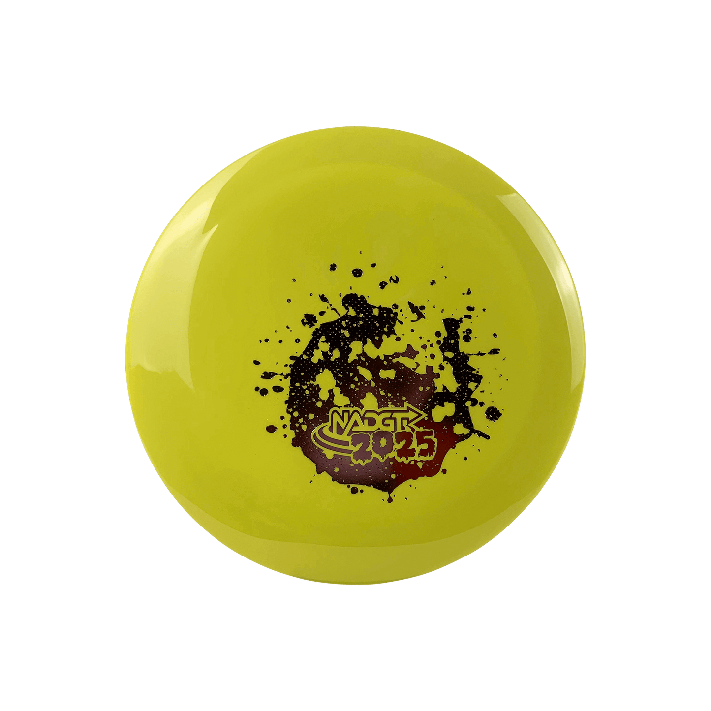 K1 Guld - NADGT Splatter Stamp 2025 Disc Kastaplast yellow 173.0 