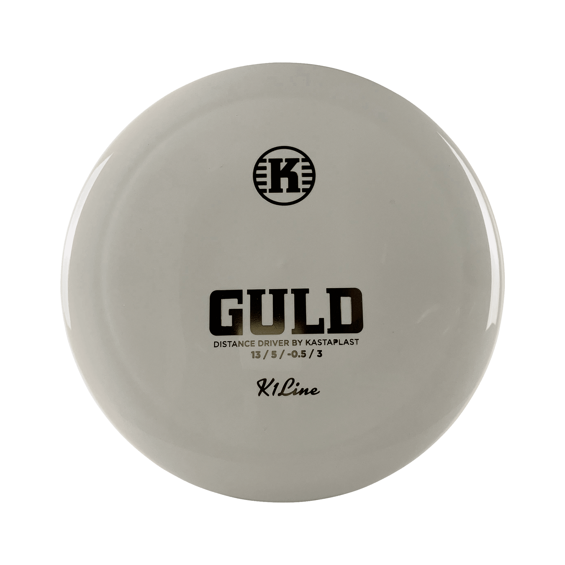 K1 Guld Disc Kastaplast white 160 