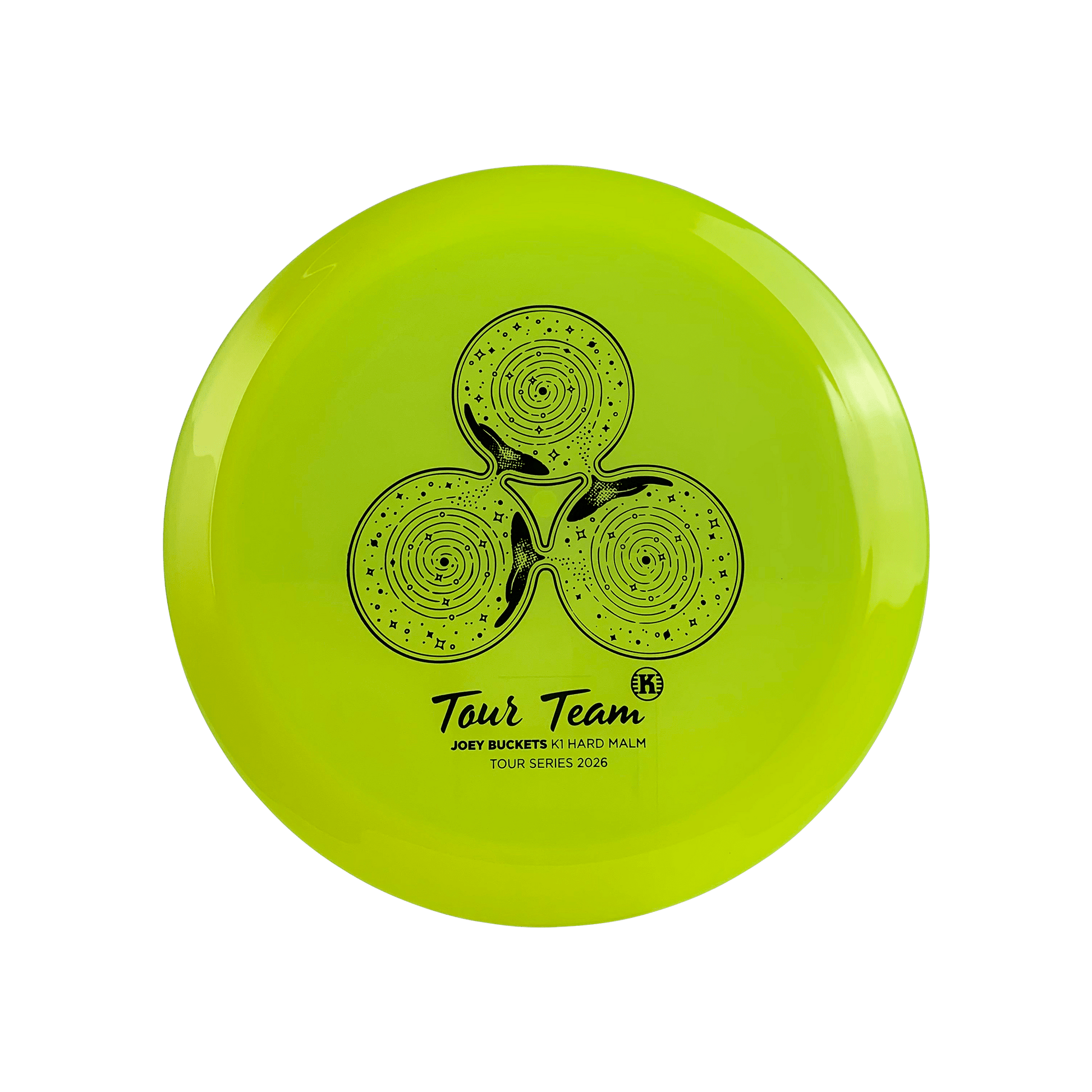 K1 Hard Malm - Joey Buckets Tour Series 2026 Disc Kastaplast highlighter yellow 175 