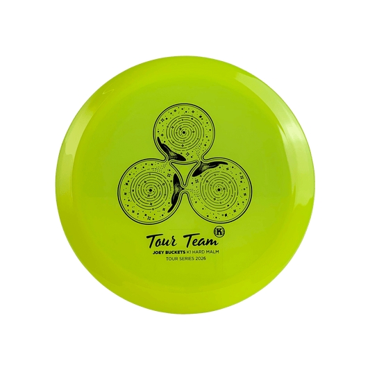 K1 Hard Malm - Joey Buckets Tour Series 2026 Disc Kastaplast highlighter yellow 175 