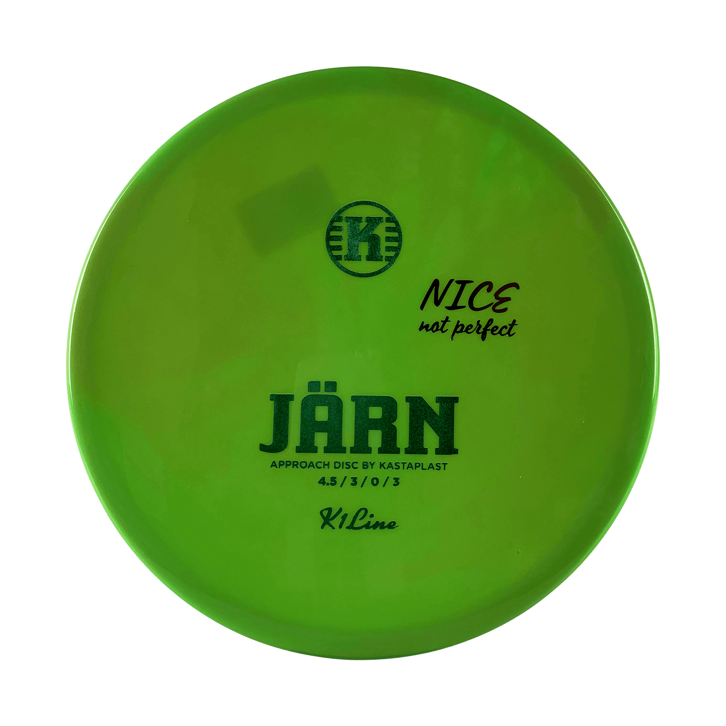 K1 Jӓrn - NICE not perfect Disc Kastaplast green 174 