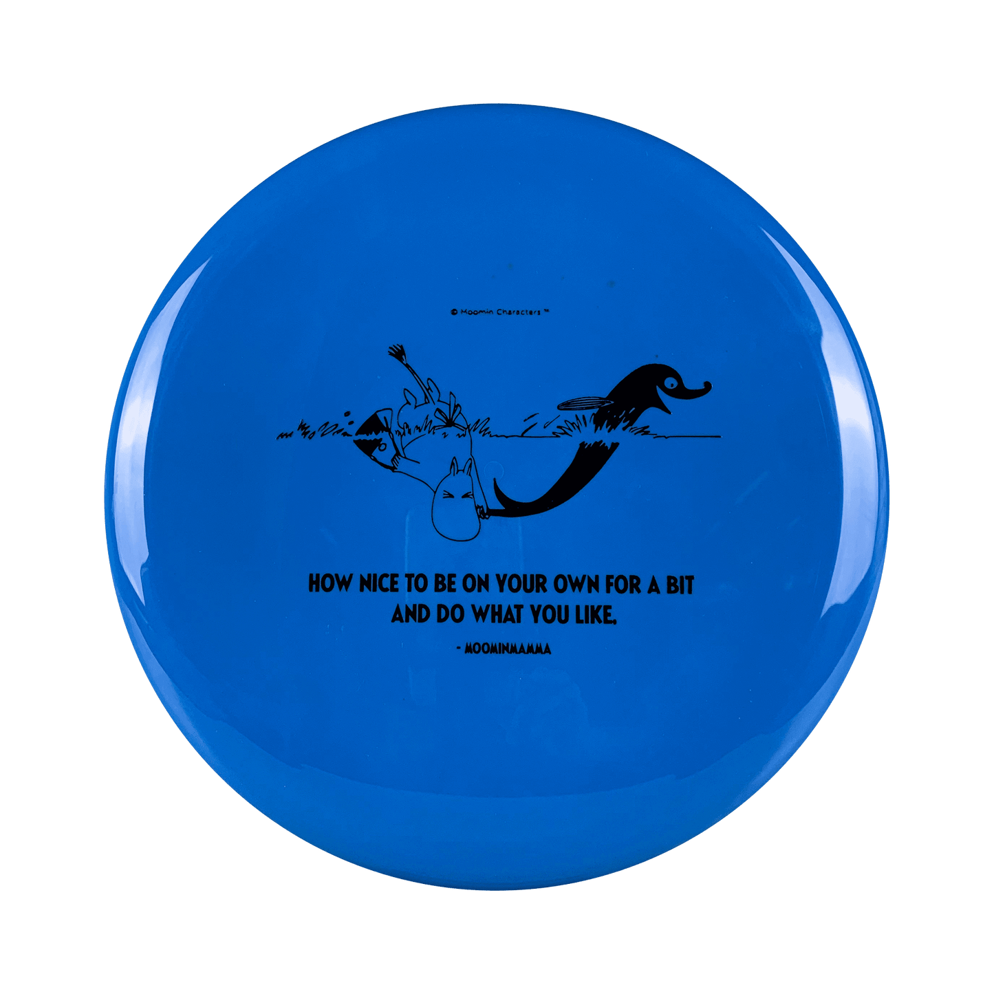 K1 Lots - Moominmamma Stamp Disc Kastaplast blue 173 