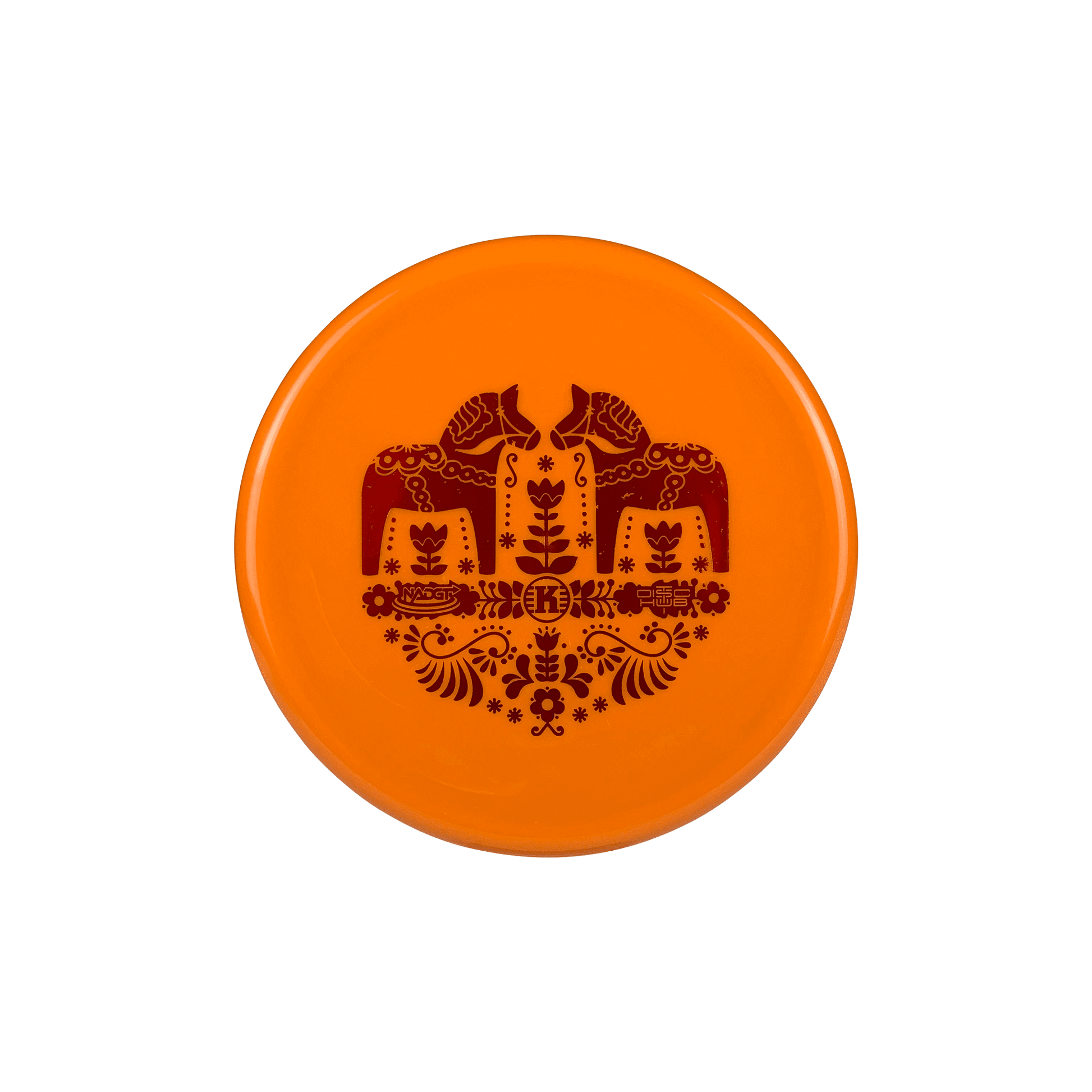 K1 Soft Berg - Dala Horse Stamp Disc Kastaplast orange 173 