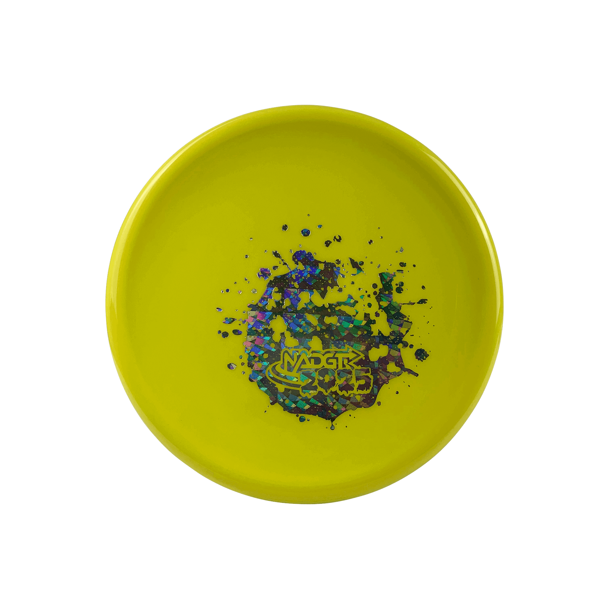 K1 Soft Berg - NADGT Splatter Stamp 2025 Disc Kastaplast yellow 173.0 