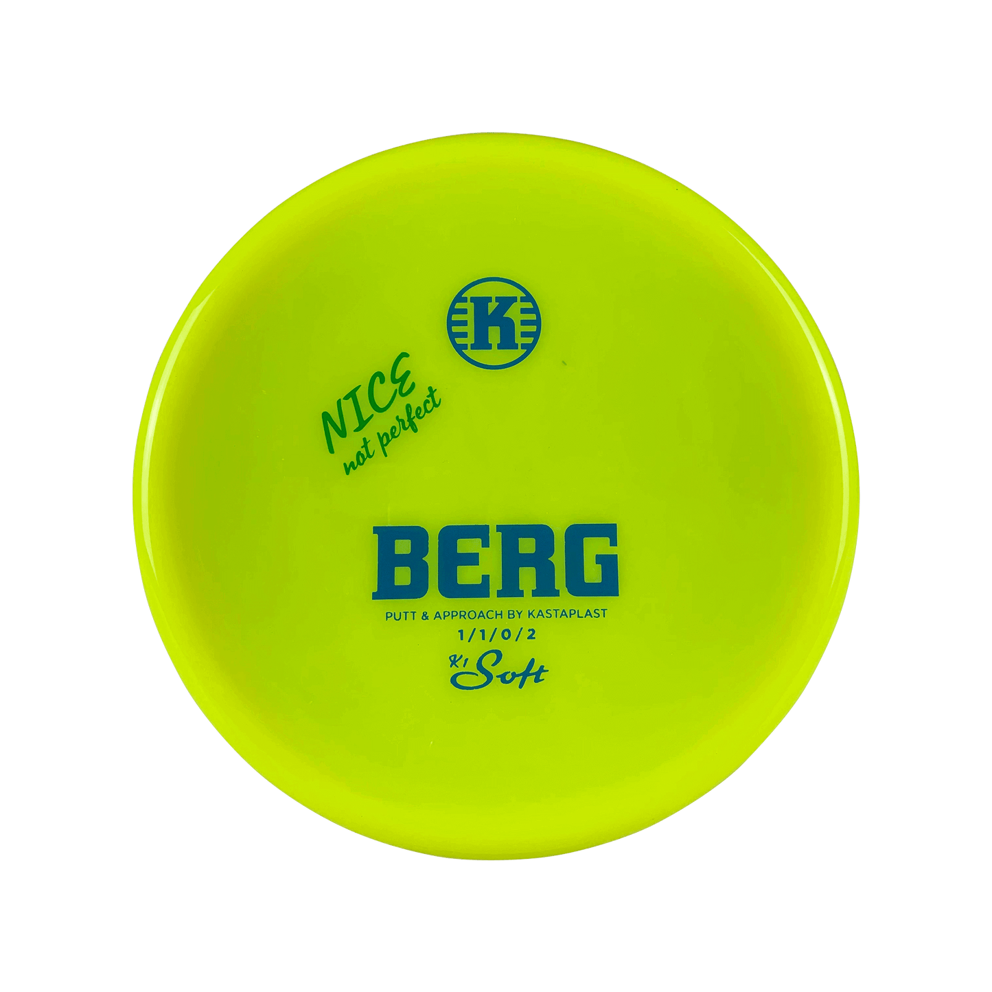 K1 Soft Berg (NICE not perfect) Disc Kastaplast highlighter yellow 171 