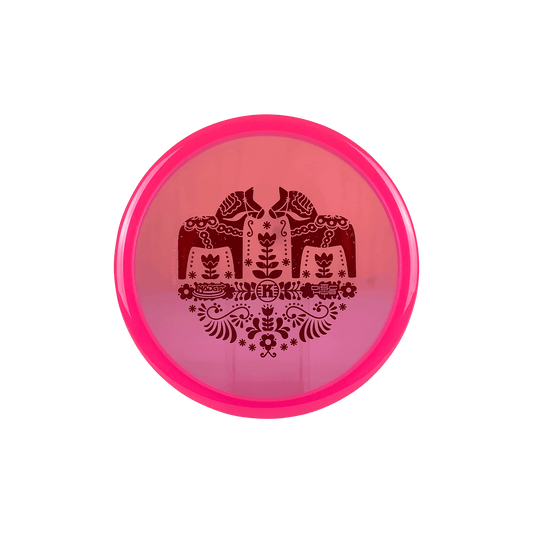 K1 Soft Järn - Dala Horse Stamp Disc Kastaplast clear pink 173 