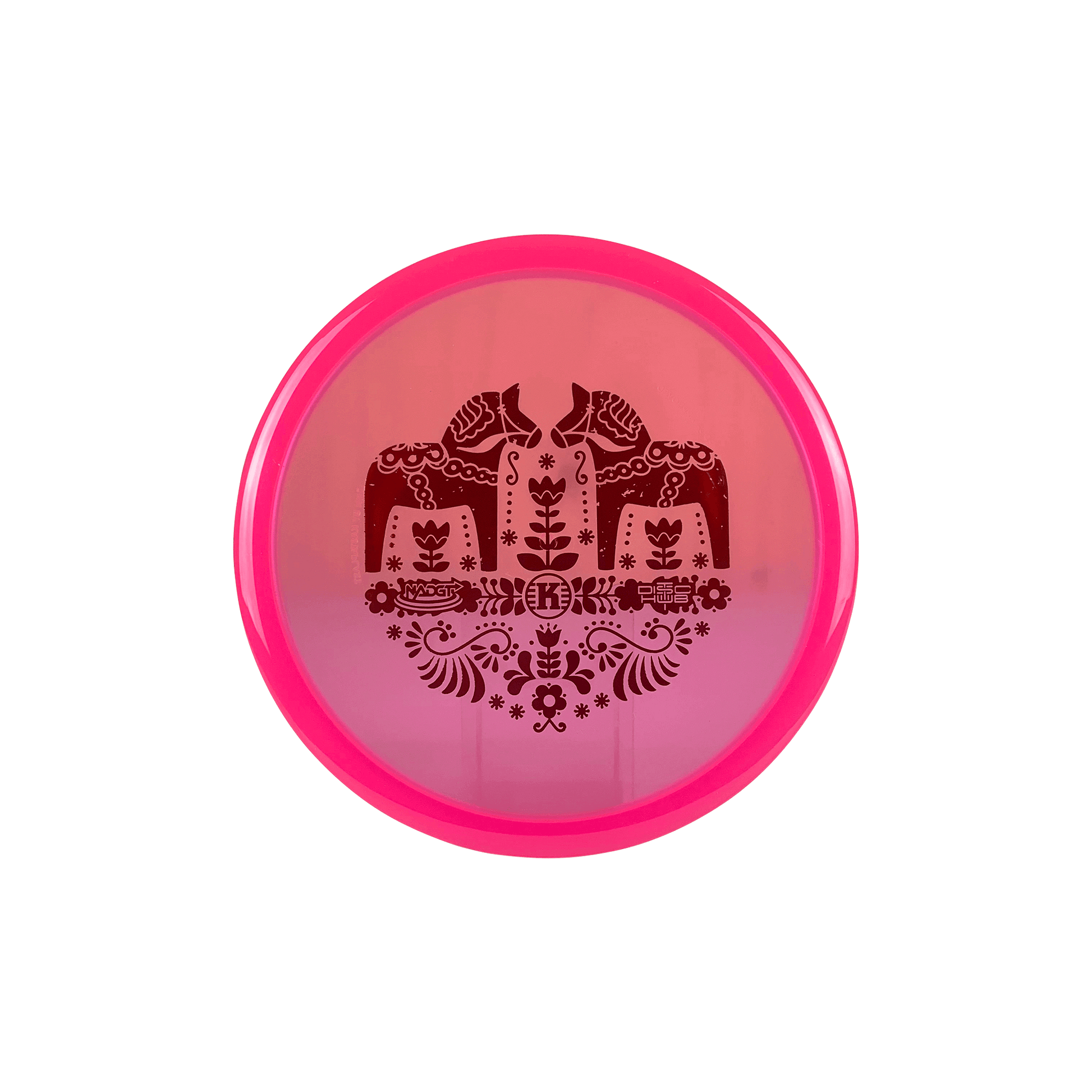 K1 Soft Järn - Dala Horse Stamp Disc Kastaplast clear pink 173 