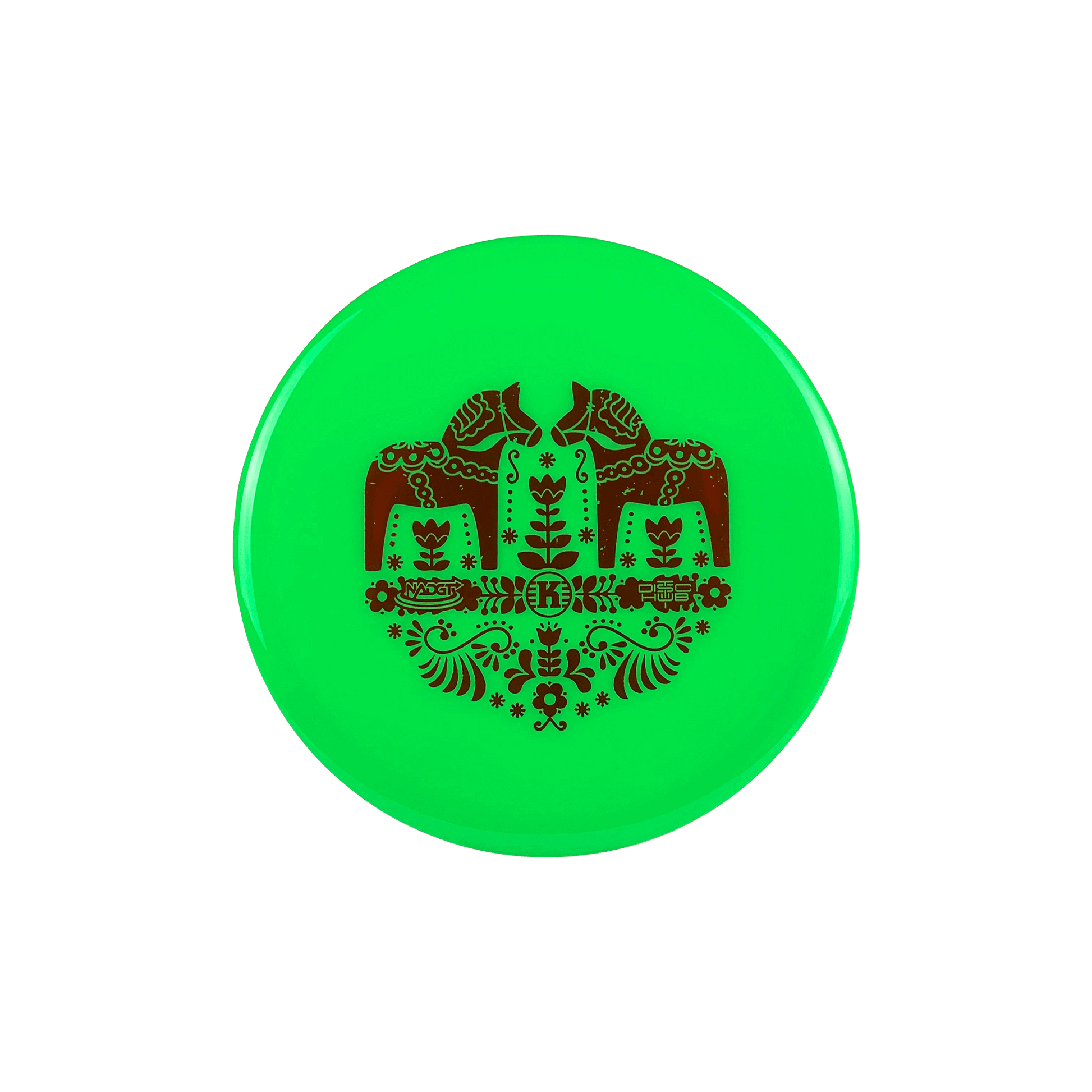 K1 Soft Järn - Dala Horse Stamp Disc Kastaplast green 173 