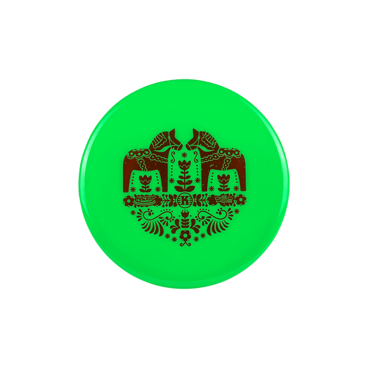 K1 Soft Järn - Dala Horse Stamp Disc Kastaplast green 173 