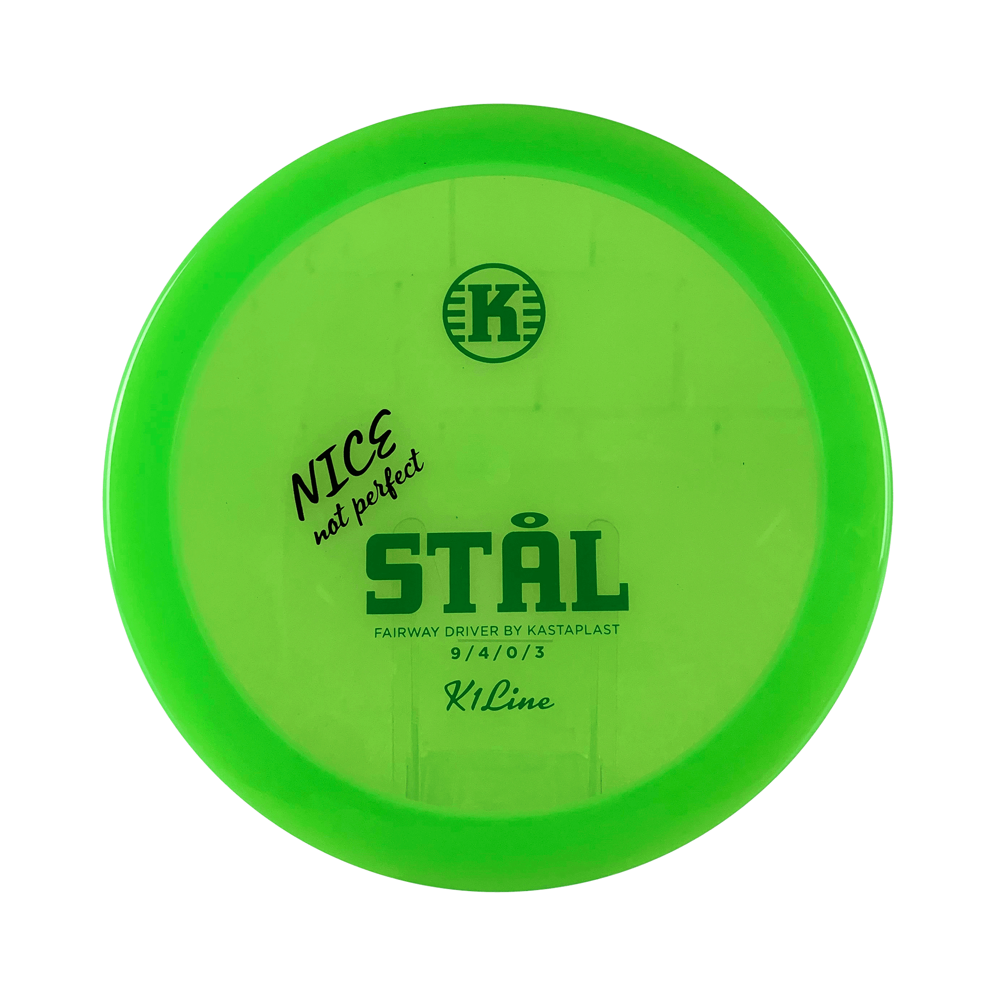 K1 Stal - NICE not perfect Disc Kastaplast light green 172 