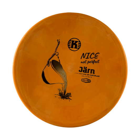 K3 Jӓrn - NICE not perfect Disc Kastaplast orange 174 