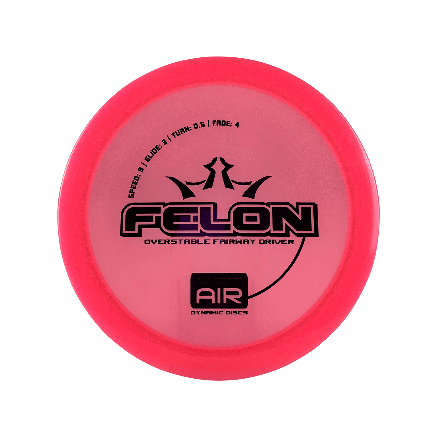Lucid Air Felon Disc Dynamic Discs clear pink 157 