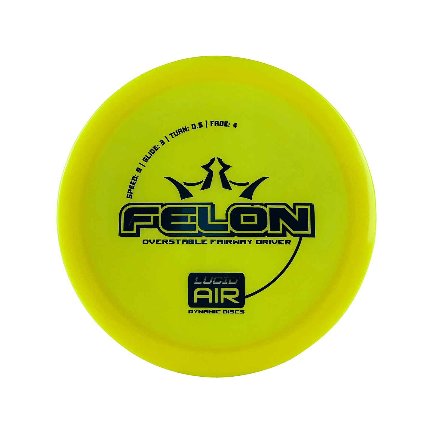 Lucid Air Felon Disc Dynamic Discs highlighter yellow 157 