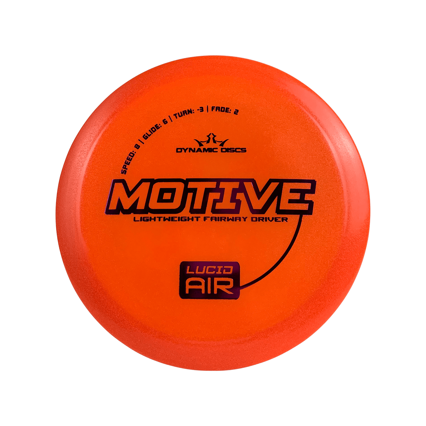 Lucid Air Motive Disc Dynamic Discs orange 145 