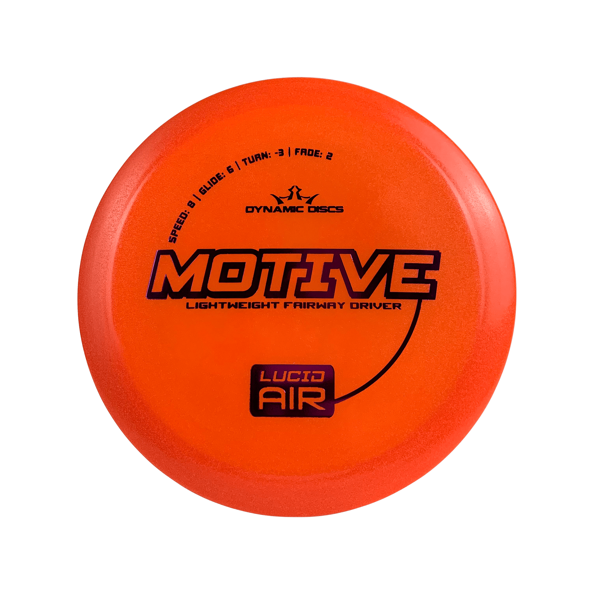 Lucid Air Motive Disc Dynamic Discs orange 145 