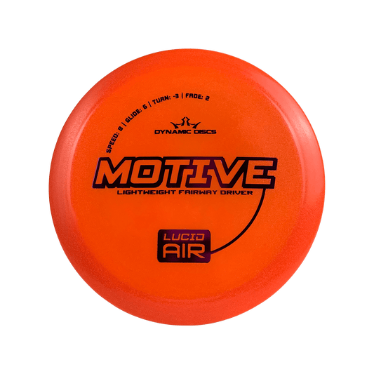 Lucid Air Motive Disc Dynamic Discs orange 145 