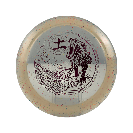 Lucid Confetti Trespass - NADGT Tiger Stamp Disc Dynamic Discs clear 173 