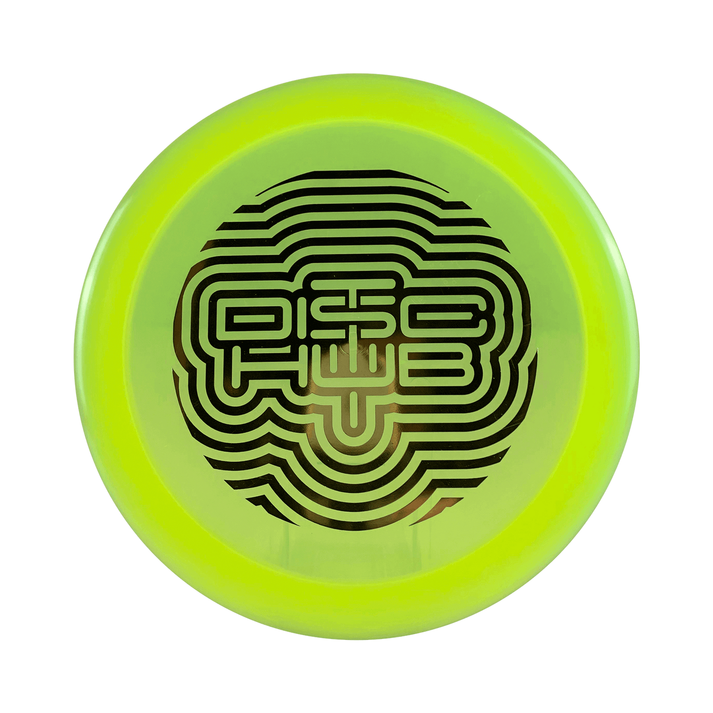 Lucid Ice Criminal - DiscHub Wave Stamp Disc Dynamic Discs highlighter yellow 175 