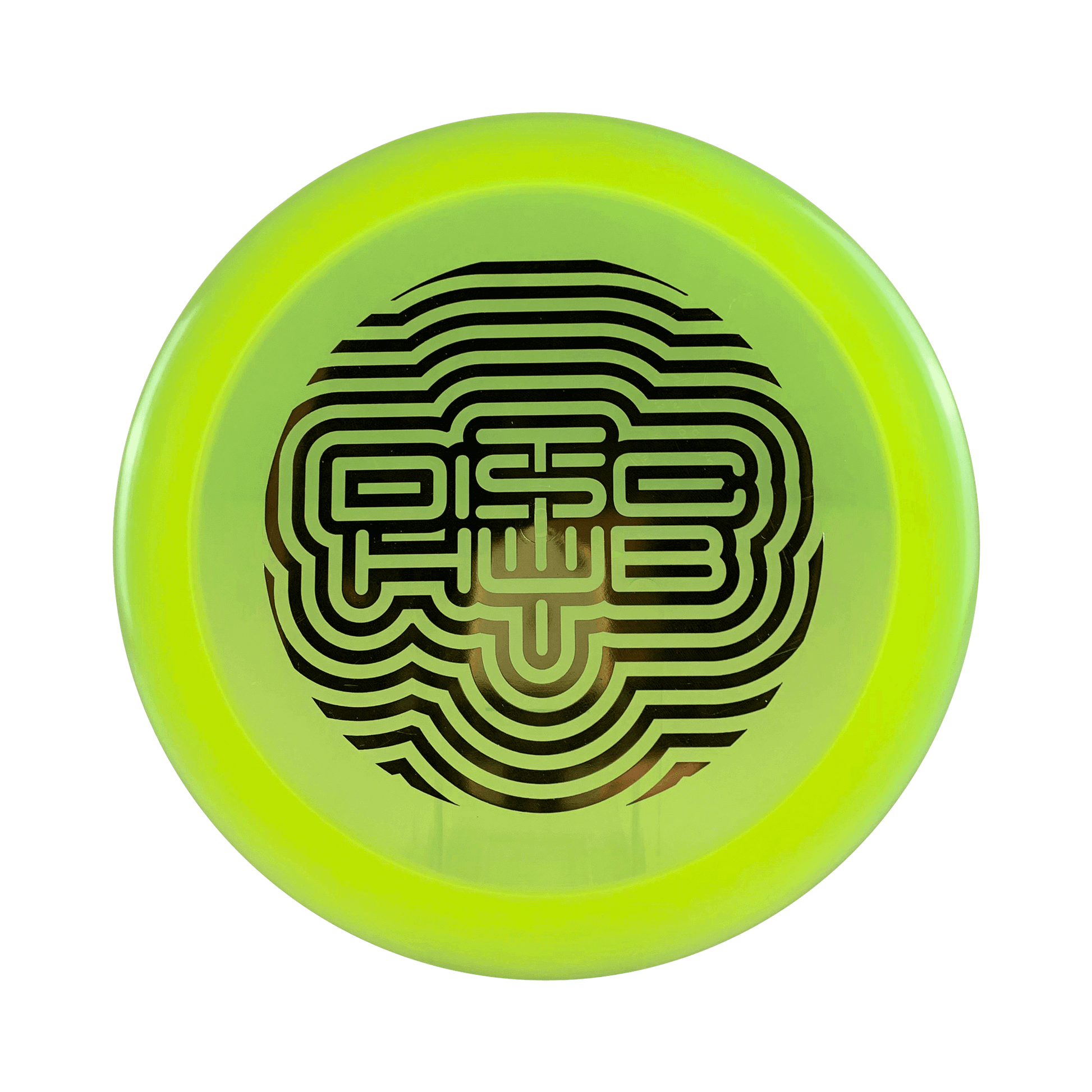 Lucid Ice Criminal - DiscHub Wave Stamp Disc Dynamic Discs highlighter yellow 175 