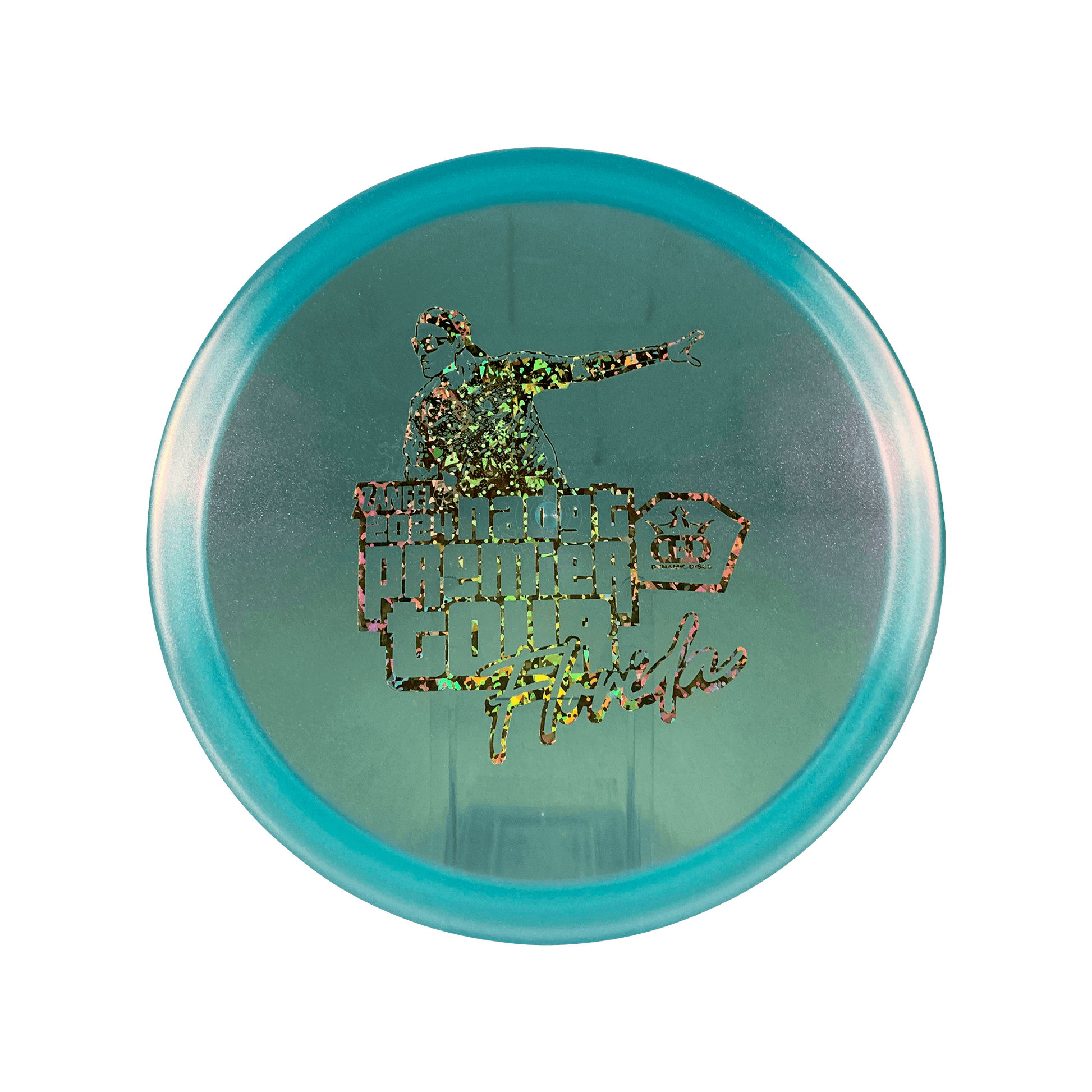 Lucid Ice Glimmer EMAC Truth - NADGT Florida Premier 2024 Stamp Disc Dynamic Discs ice blue 178 