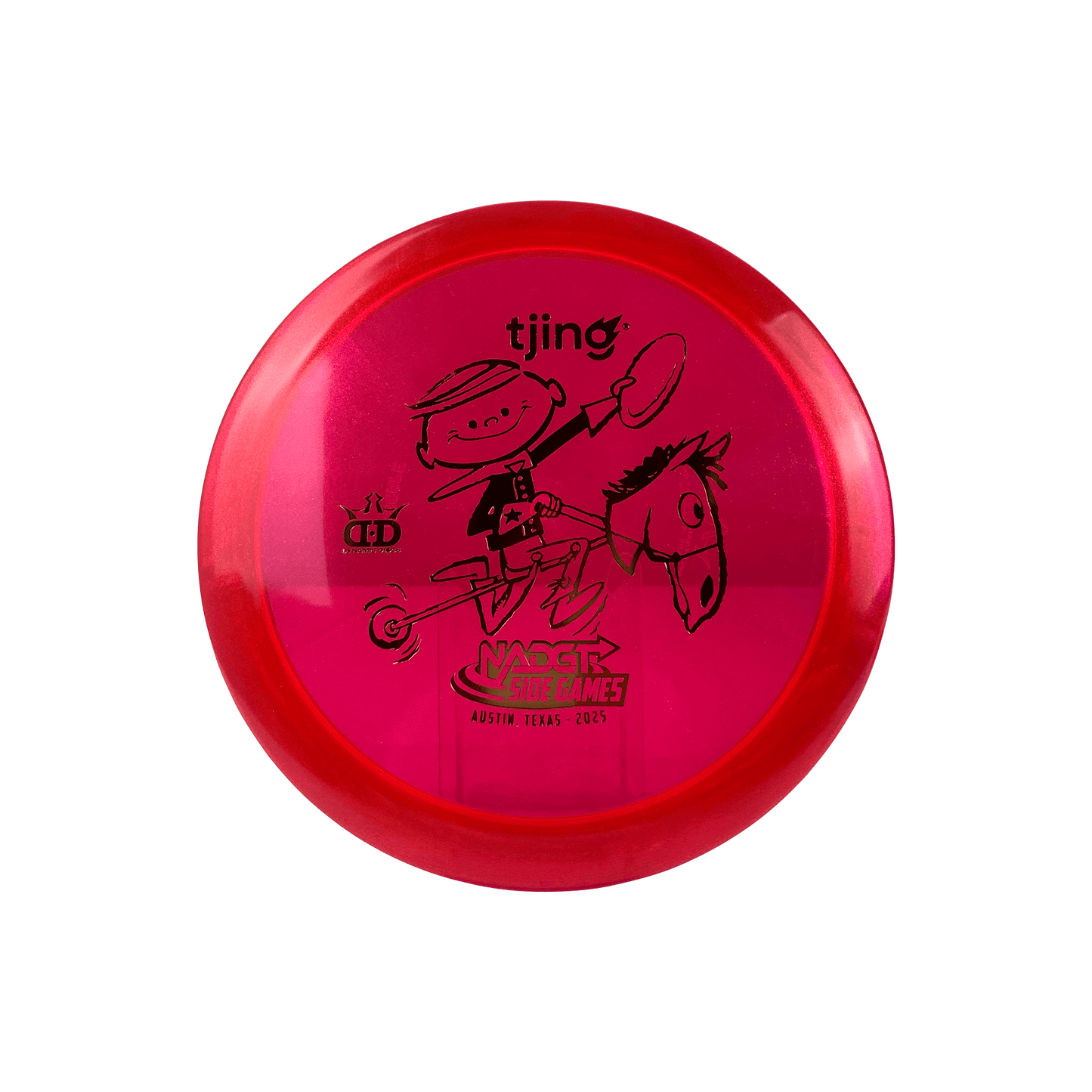 Lucid Ice Glimmer Escape - NADGT Side Games '25 Hobby Horse Stamp Disc Dynamic Discs red 169.0 