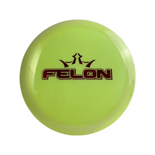 Lucid Moonshine Orbit Vandal - April Fools Felon Disc Dynamic Discs clear yellow 173 