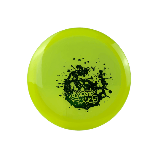 Lucid Vandal - NADGT Splatter Stamp 2025 Disc Dynamic Discs highlighter yellow 173.0 