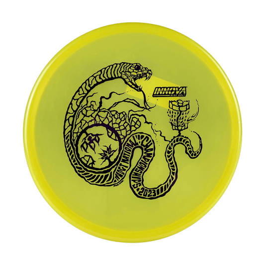 Luster Champion Toro - Serpent Stamp - NADGT National Championship '23 Disc Innova highlighter yellow 173 