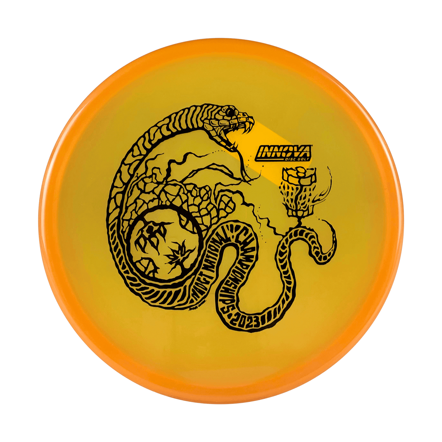 Luster Champion Toro - Serpent Stamp - NADGT National Championship '23 Disc Innova orange 170 