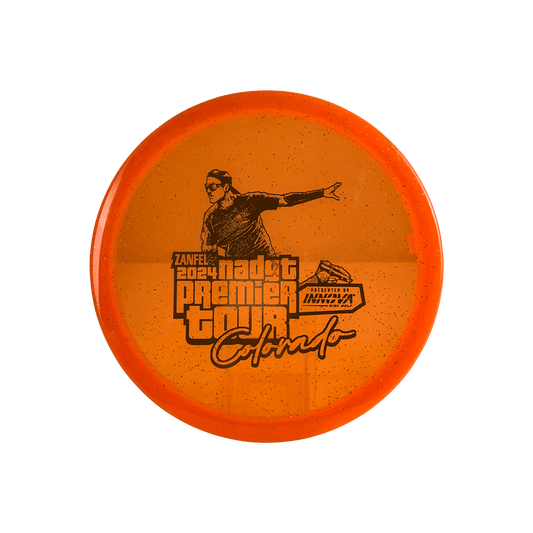 Metal Flake Champion Gator - NADGT Colorado Premier 2024 Stamp Disc Innova orange 173 