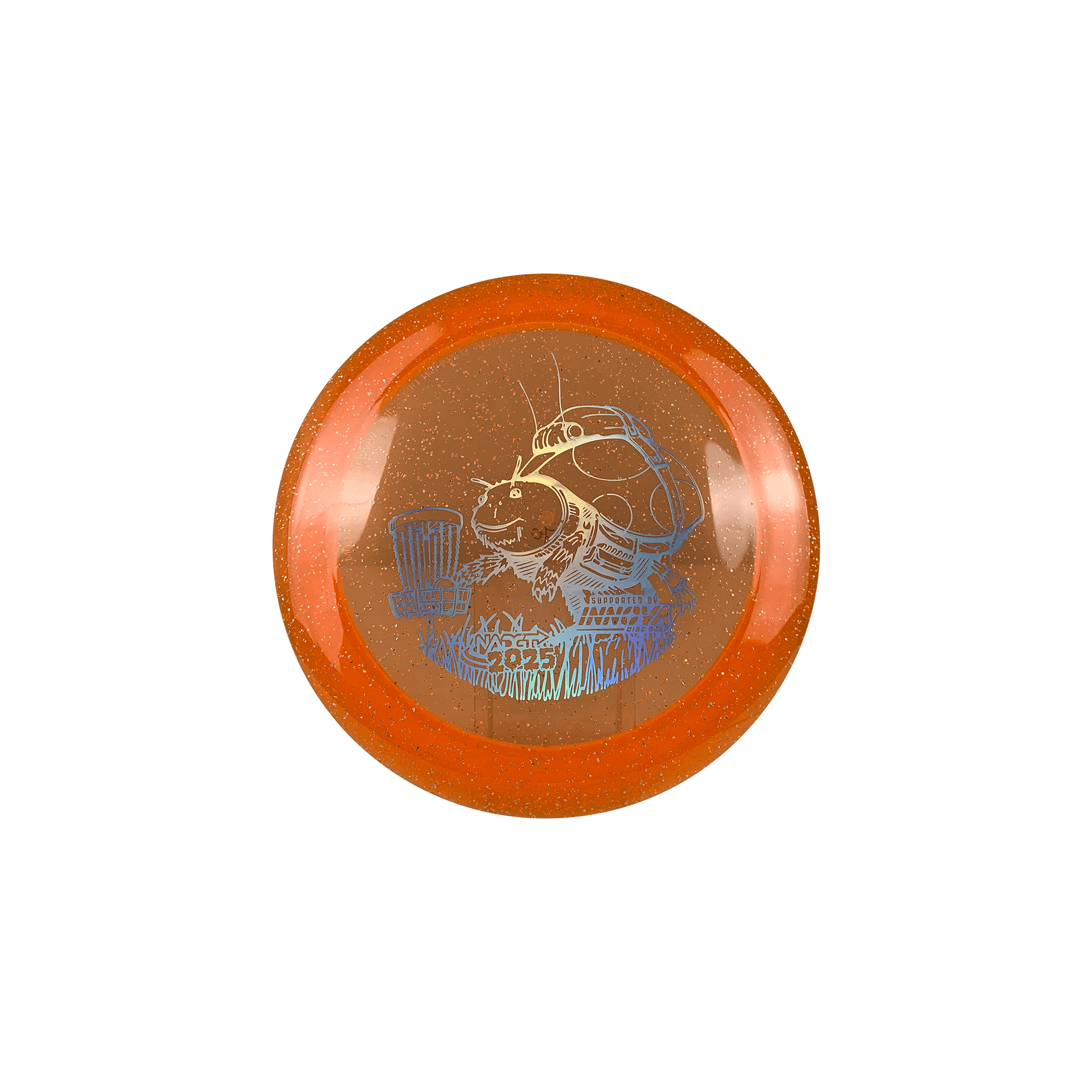 Metal Flake Champion Katana - NADGT Tap In Beetle Disc Innova orange 170 