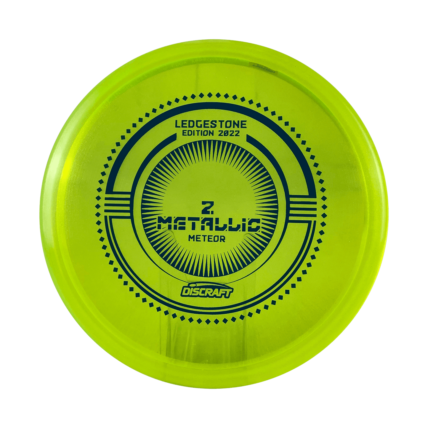 Metallic Z Meteor - Ledgestone Disc Discraft yellow 175 