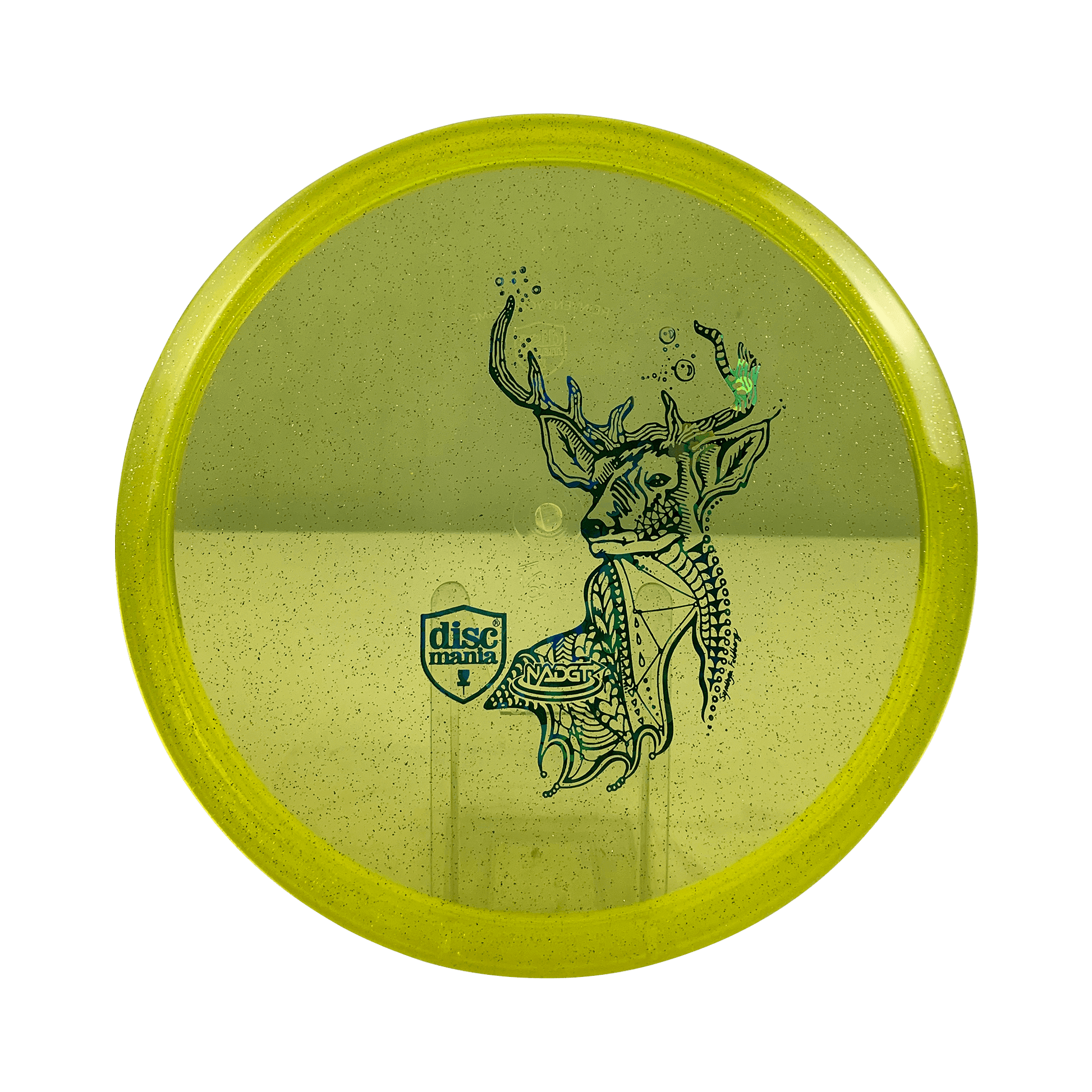 MF C-Line MD3 - NADGT Deer Stamp Disc Discmania highlighter yellow 177 