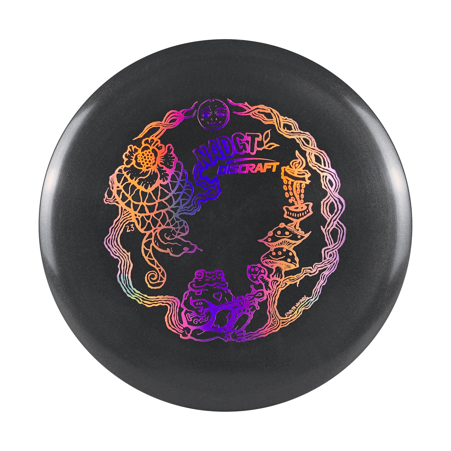 Midnight Z Buzzz - Banjo Frog Stamp - NADGT National Championship '23 Disc Discraft midnight 173 