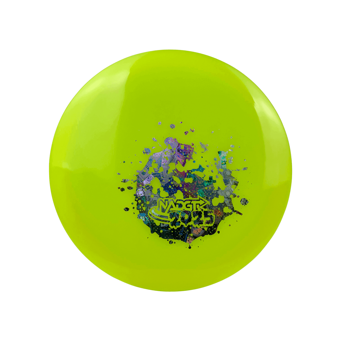 Neo Instinct - NADGT Splatter Stamp 2025 Disc Discmania highlighter yellow 173.0 